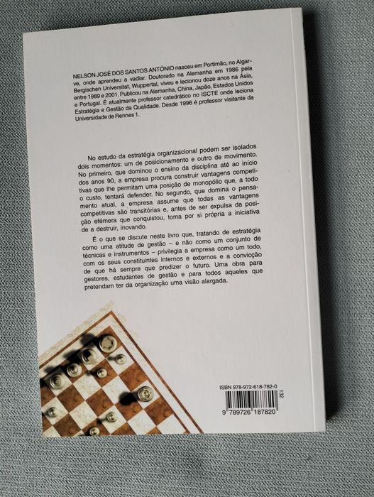 Livro Estratégia Organizacional. 3 edição. Edições Sílabo