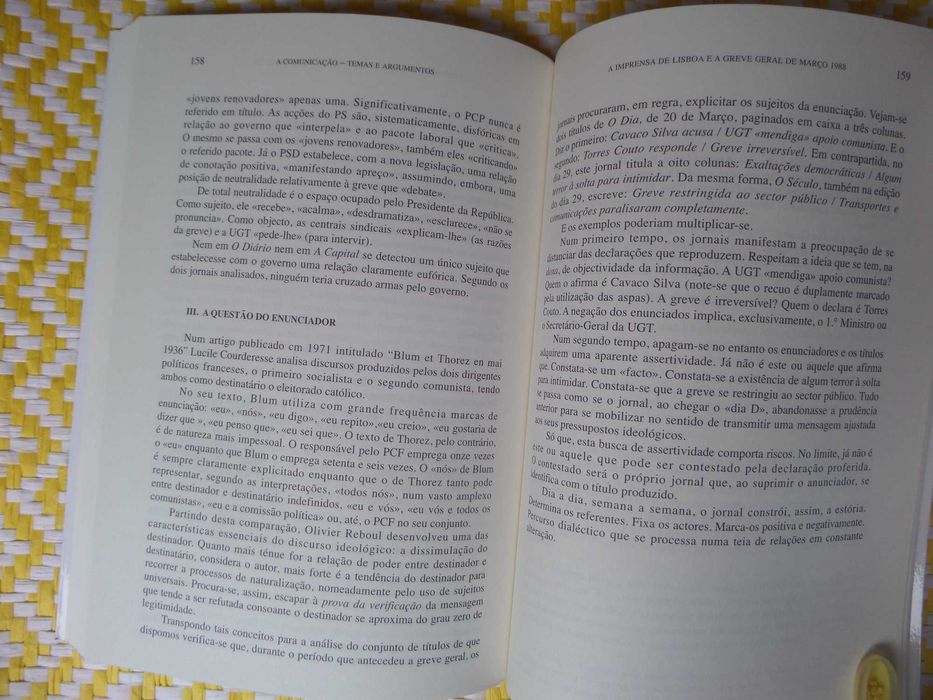 A comunicação - Temas e Argumentos
de José Rebelo