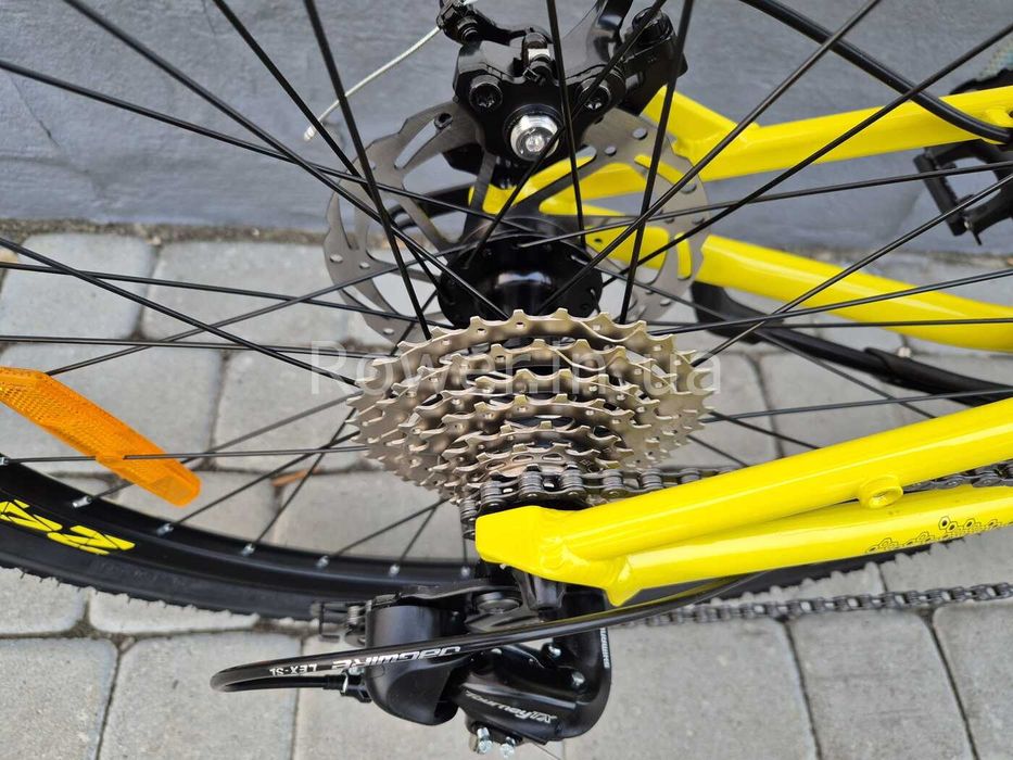 Дитячий гірський велосипед для 8-12 років Leon JUNIOR AL 24" DD CS