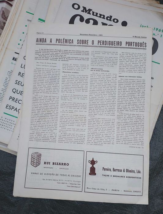 O Mundo Canino-Publicação Mensal-Porto-1969/73 (Completo)