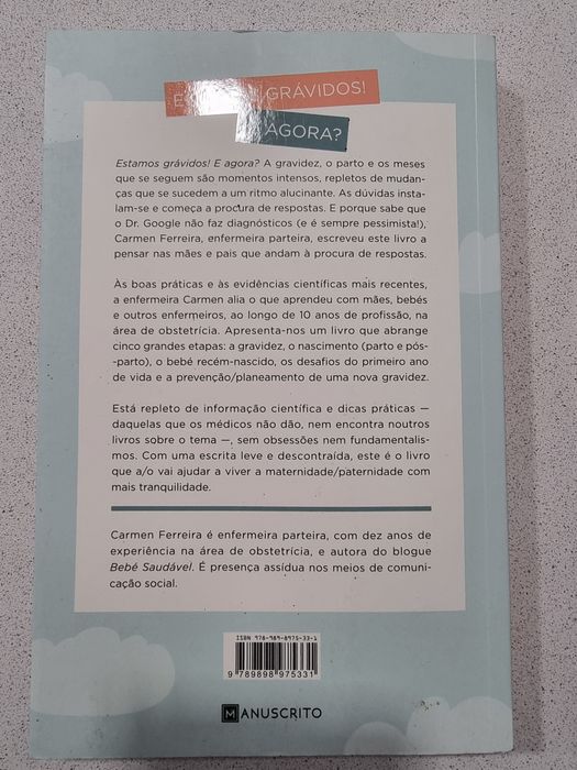 Livro "Estamos Grávidos! E agora? "