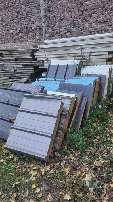 Płyta warstwowa PIR ścienna, dachowa - odpady min.0,5m  1 gatunek