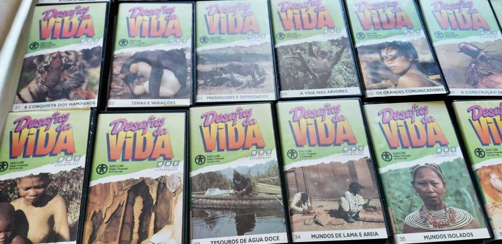 Coleção de cassetes completas Desafios da Vida