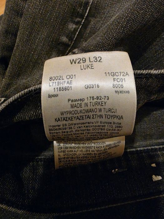 Spodnie jeans Lee Luke W29 L32