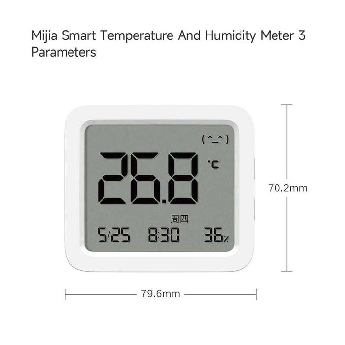 Термогігрометр Xiaomi Mi Temperature 3 (BHR9041GL)