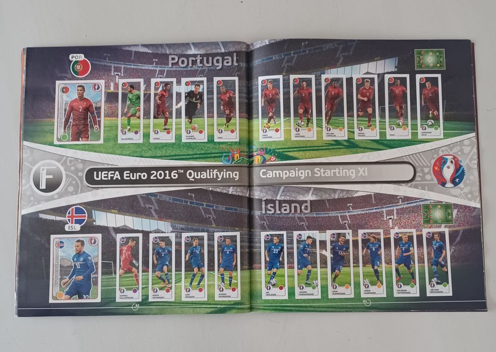 Caderneta completa Euro 2016 Panini