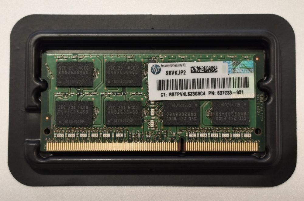 RAM 4 GB DDR3 1600 1.5v HP