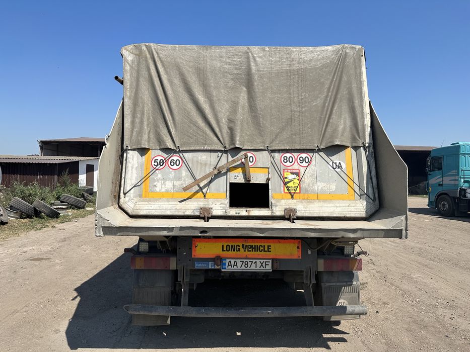 напівпричіп (полуприцеп) зерновоз MEGA MNW самоскид 42 куба