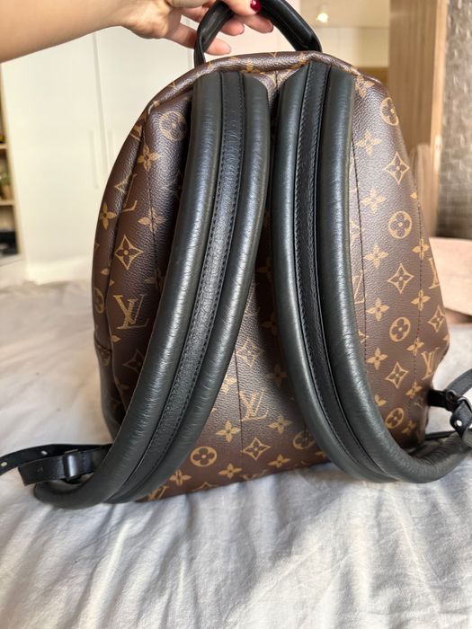 Mochila Louis Vuitton Palm Springs MM original com recibo e caixa