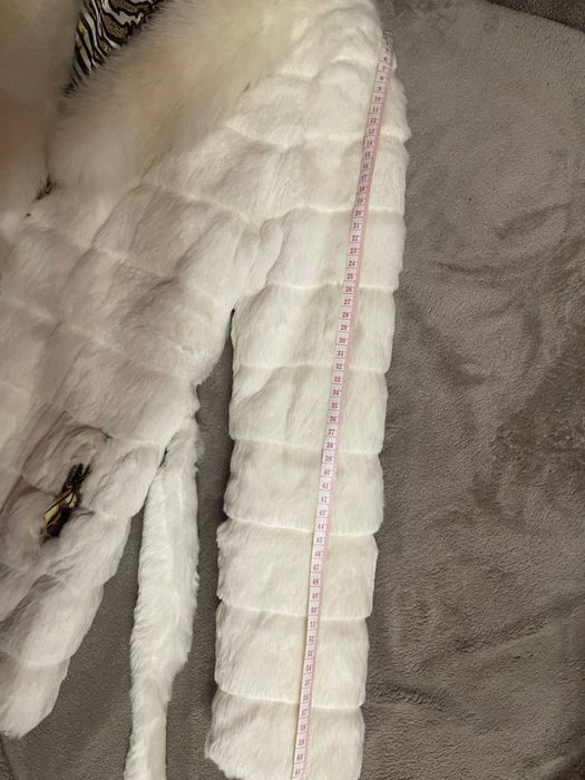 Коротка шуба з кролика