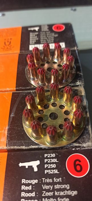 Патрон монтажный индустриальный SPIT красный 6