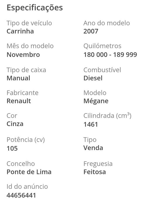 Renault Megane 1.5 Dci
