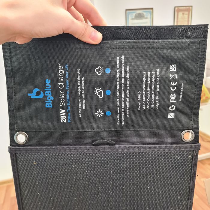 Сонячна панель 28 ват