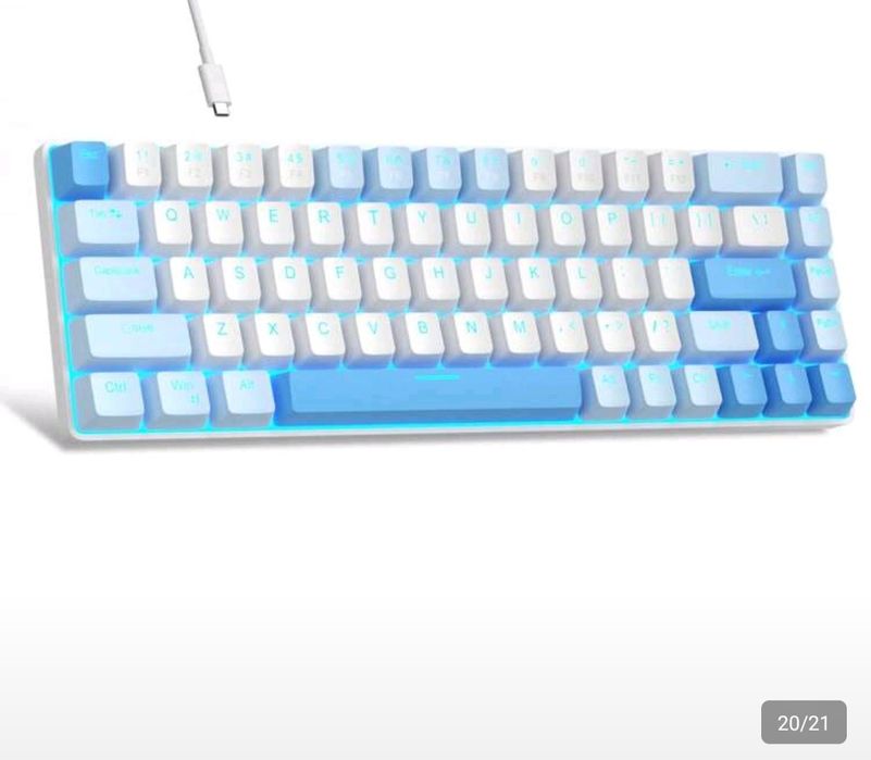 Teclado mecanico com fio