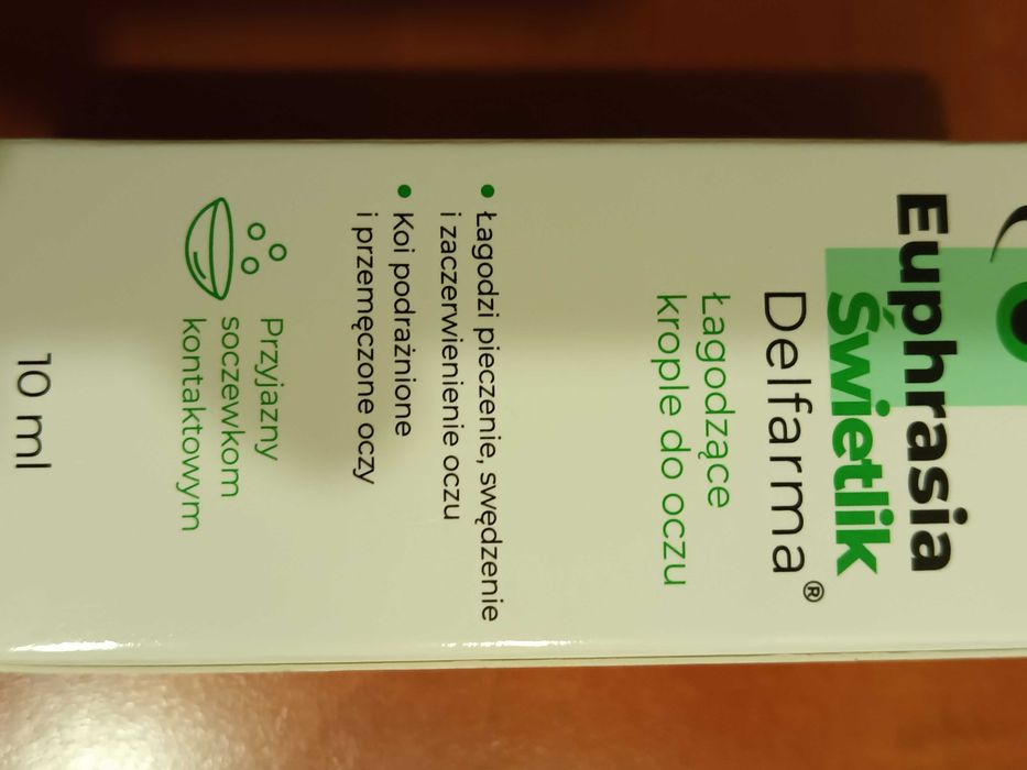 Euprasia Świetlik krople do oczu podrażnione zaczerwienione oczy 10 ml