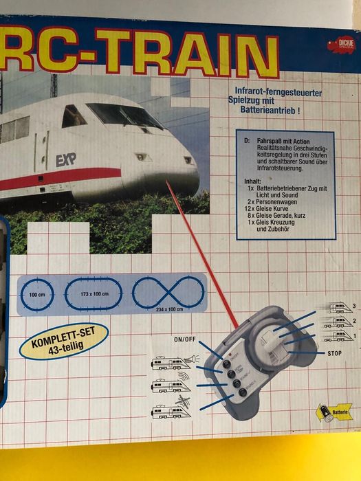 Comboio com controle remoto infra-vermelhos