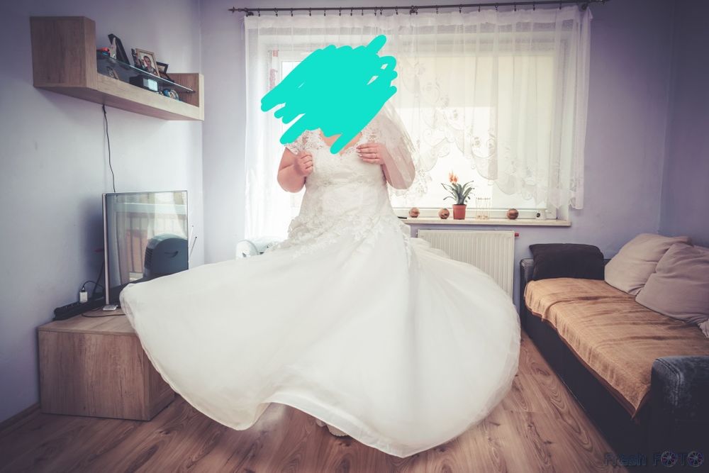 Suknia ślubna Plus Size 46-52