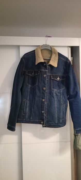 Kurtka jeansowa kożuszek baranek