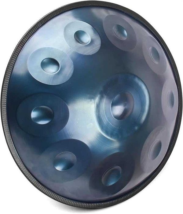 Handpan 10 Tonów D Kurd Instrument Medytacyjny Bęben Melodyczny + Pokrowiec Bęben 10-Nut Stalowy Profesjonalny