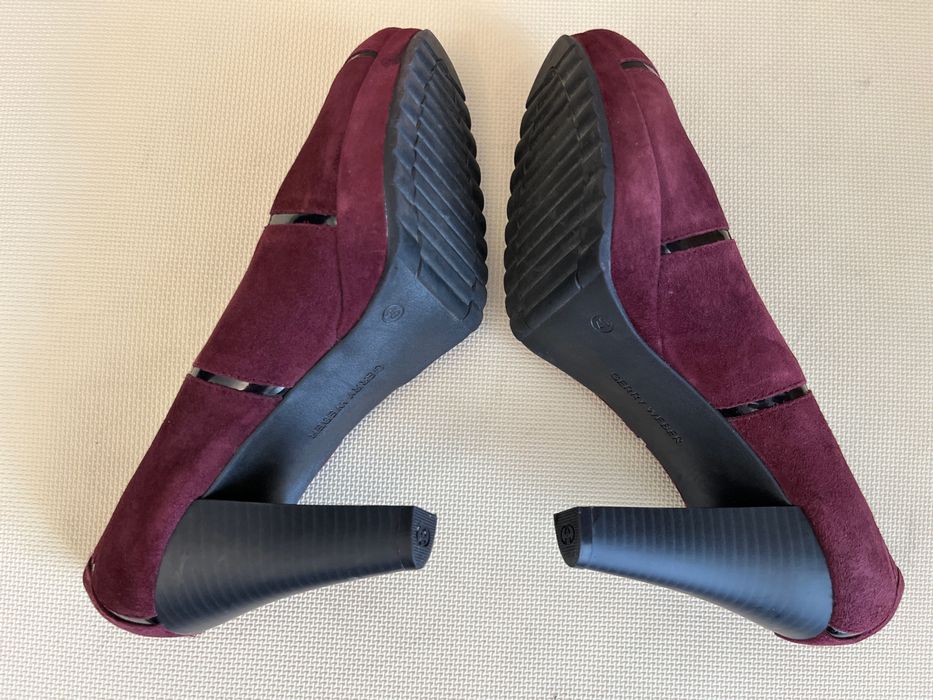 Gerry Weber zamsz bordowy buty damskie 40