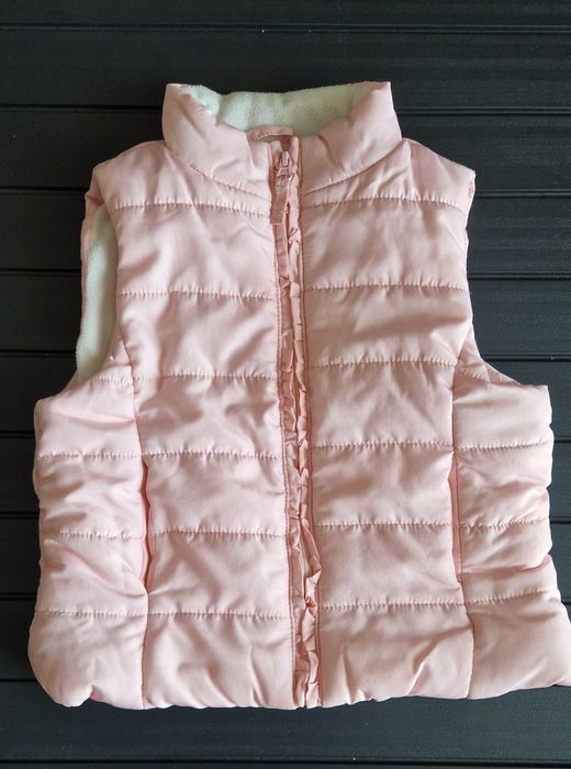 Colete rosa para menina Tamanho 24/36 Meses
