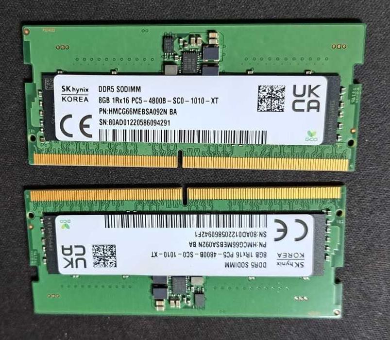 SK-Hynix DDR5 16GB 2x8GB Kit 480064738484932611121