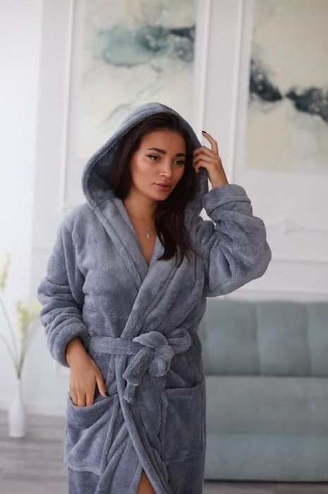 Махровий женский теплый халат Хит 2025 жіночий теплий гарний подарунок