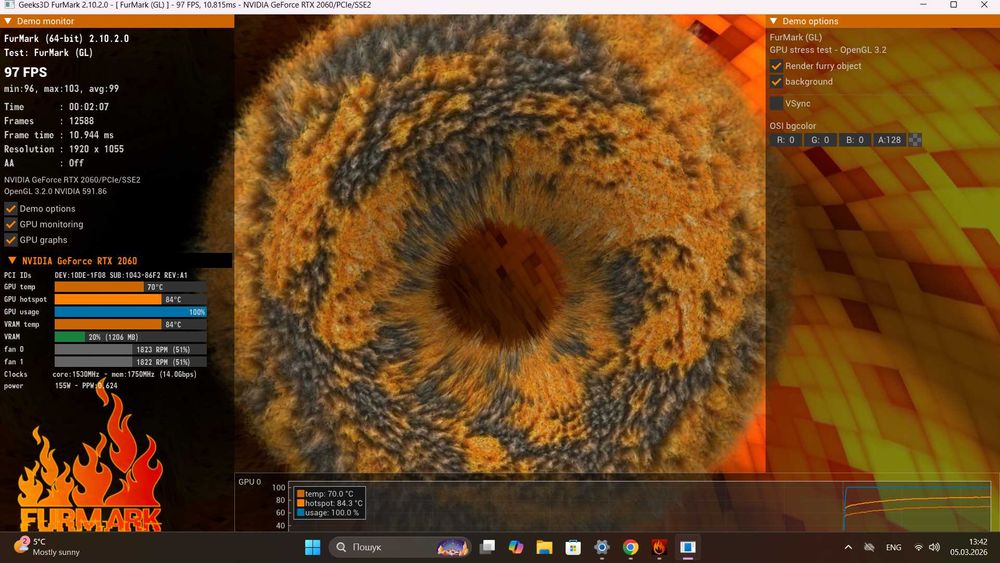 Ігровий ПК i5-9600K / Z390 / RTX 2060 / 16GB 3000 / NVMe SSD 512 GB