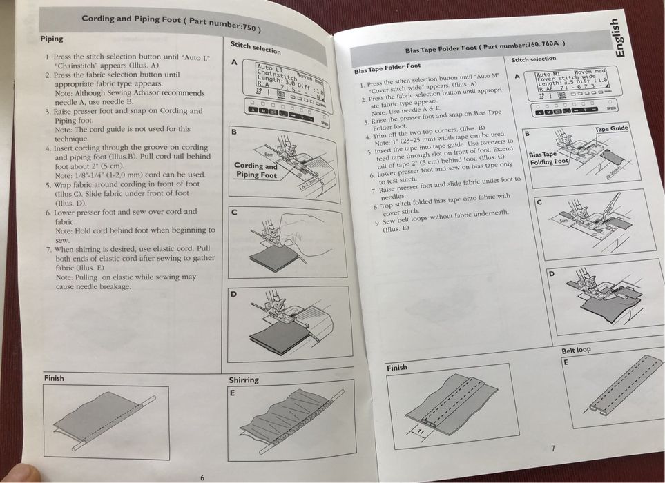 Лапки для оверлока Husqvarna Huskylock 936 Viking.
