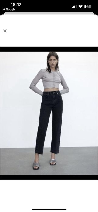 Прямі  джинси  zara 38 рр нові