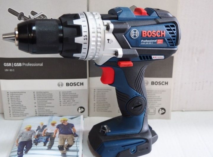 Akumulatorowa wkrętarka udarowa Bosch GSB 18V-85C