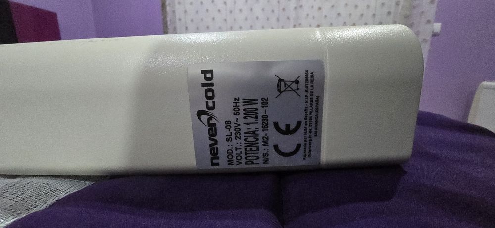 Emissor térmico/radiador Nevercold SL-08.