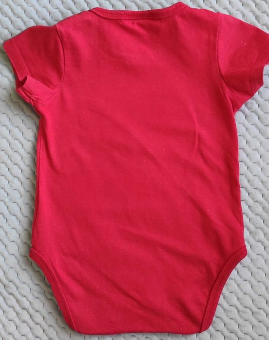 Disney baby śliczne czerwone body r. 68