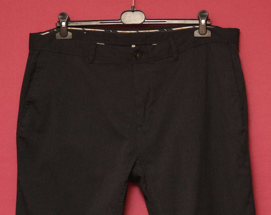 Zara 38 зауженные брюки из хлопка