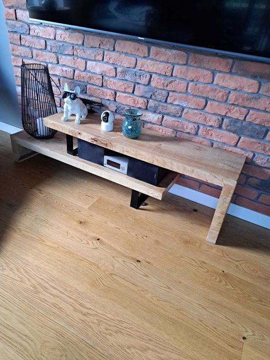 Stolik pod telewizor, lite drewno akacjowe Vida XL