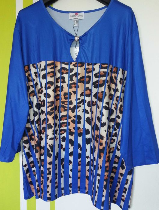 XXXL(56/58) Nowa wygodna bluzka Candy Curves
