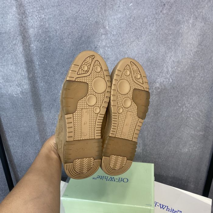 Кроссовки Off White Out Of Office Brown Sneakers