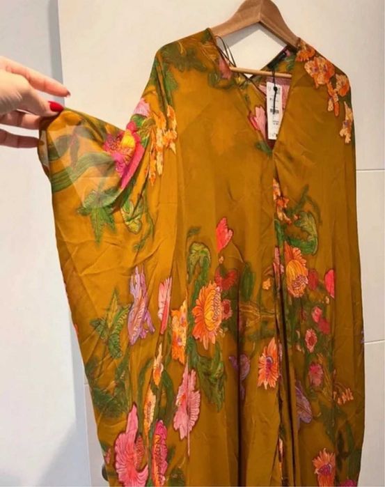 Туника пляжная вискоза zara