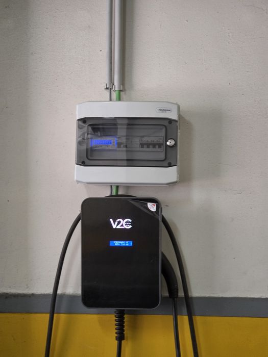 WALLBOX V2C 22 kW Trifásica– KIT completo com balanceamento dinâmico e 50m de cablagem
