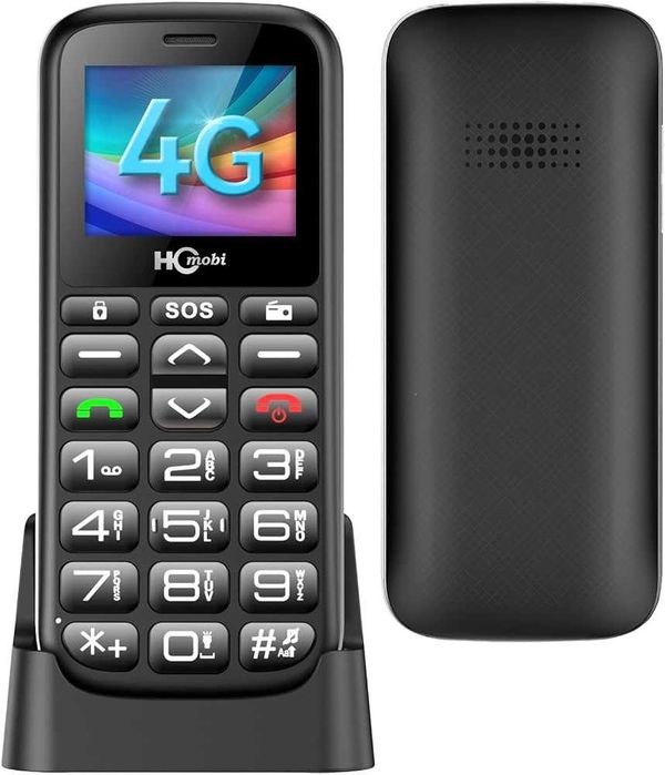 Telefon dla Seniora 4G LTE | Przycisk SOS | USB-C | Zafoliowany