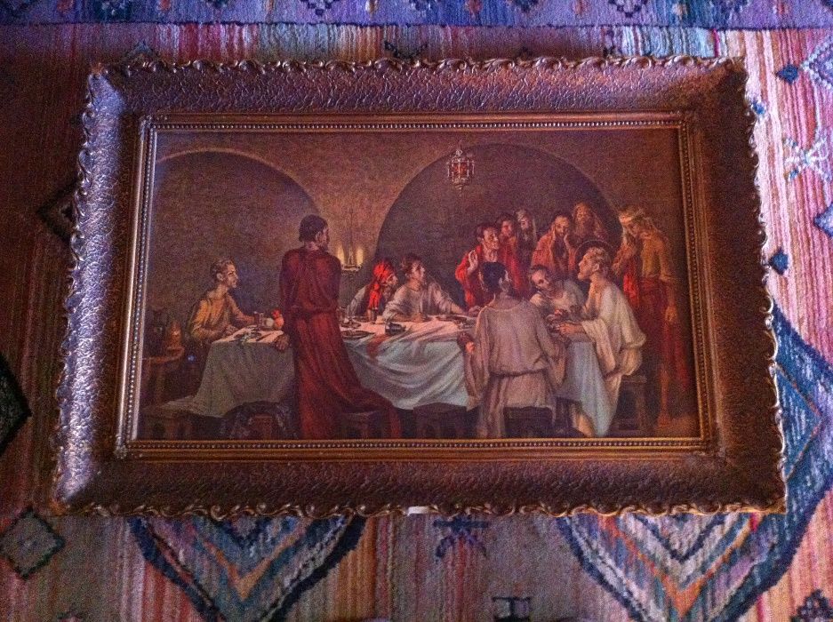Quadro a ultima ceia do Senhor