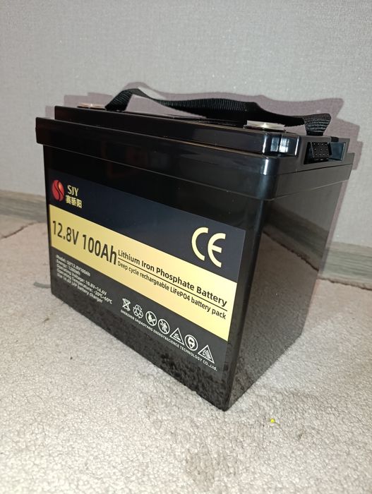 Акумулятор Lifepo SJY 12V/100AH з екраном LSD