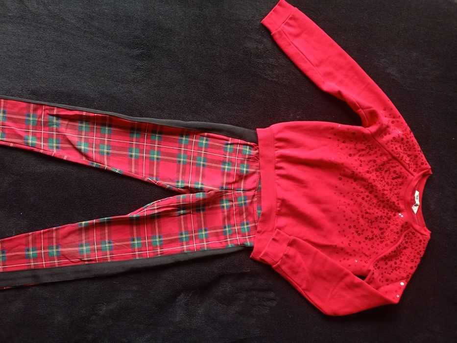 Komplet H&M spodnie i bluzki r.128/134+gratisy