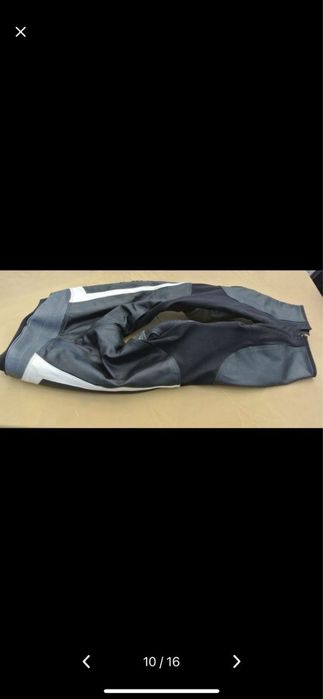 Skórzany kombinezon dwuczesciowy