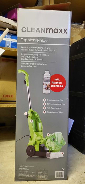 Odkurzacz piorący Clean maxx, nowy