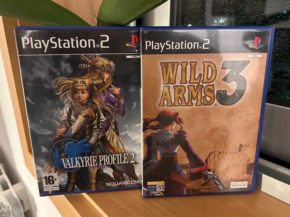 Jogos PS2-Wild Arms 3 & Valkyrie Profile 2: Silmeria