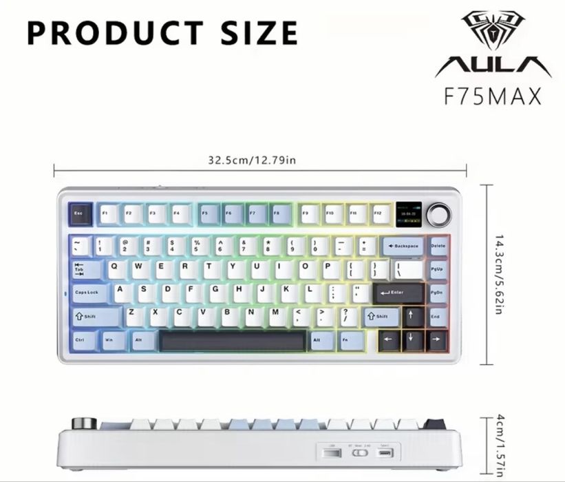 Aula f75 max ( ігрова клавіатура )