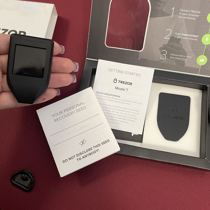 Trezor Model T crypto wallet