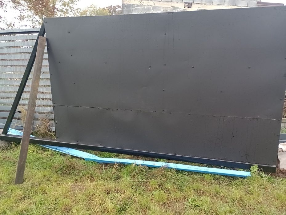 Brama przesuwna z blachą 3m 6m