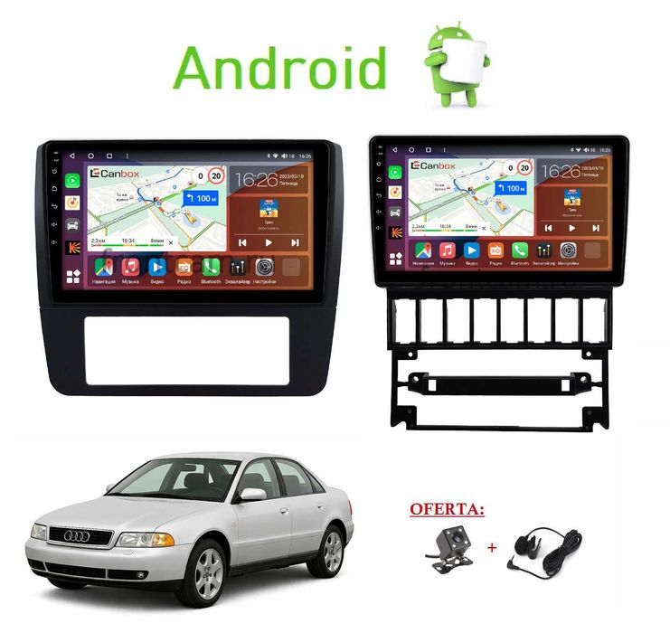 Rádio 2DIN 9" • Audi • A4 (B5) • 80 (B4) • 100 (C4) • Android [4+64GB]